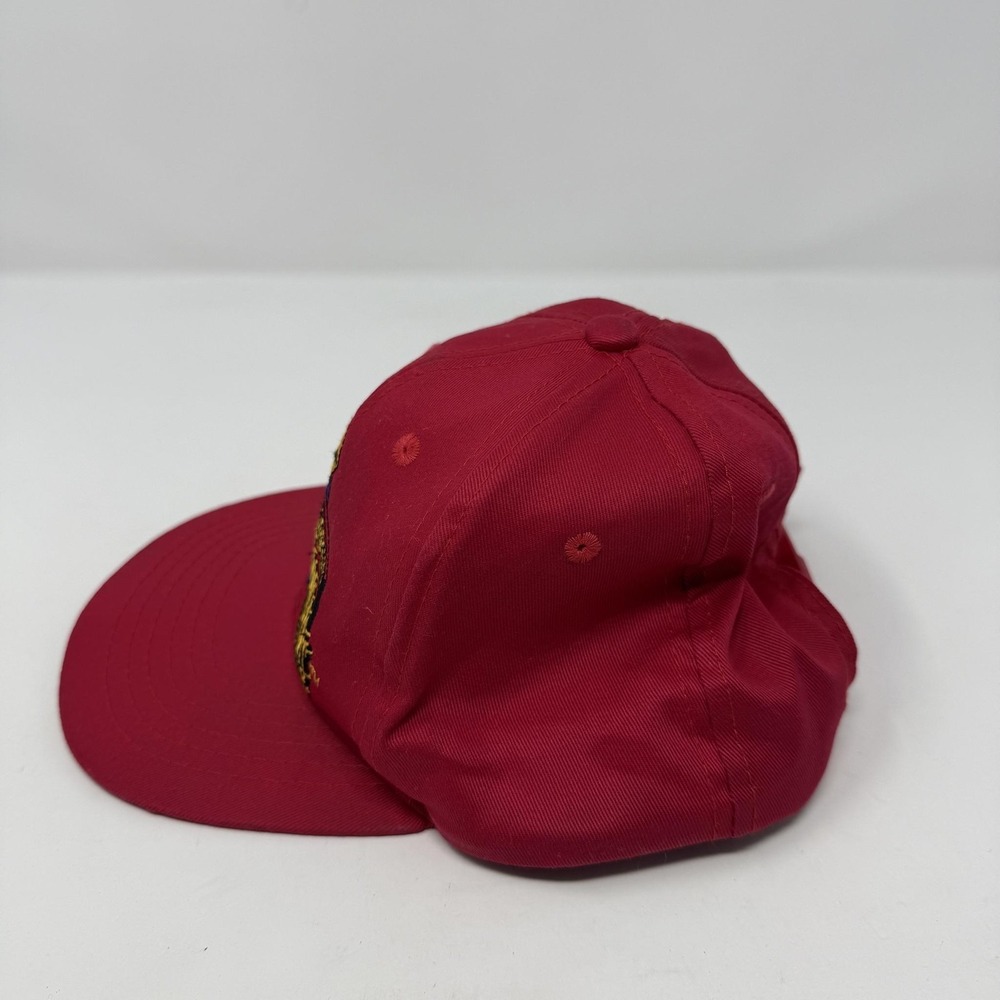 Vintage Mighty Morphin Power Rangers Hat Cap Snap Back Red Youth 4-7X Logo 90s - Picture 2 of 7